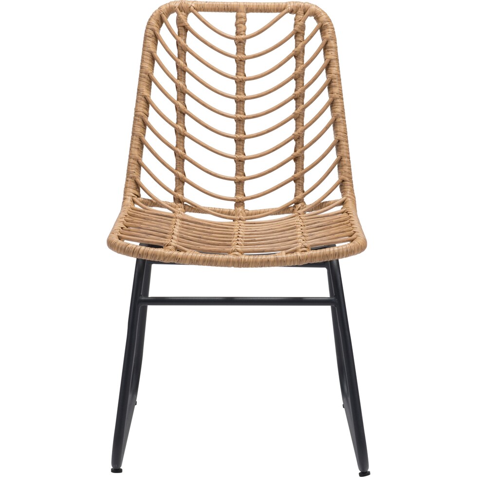 zion light brown outdoor chair   