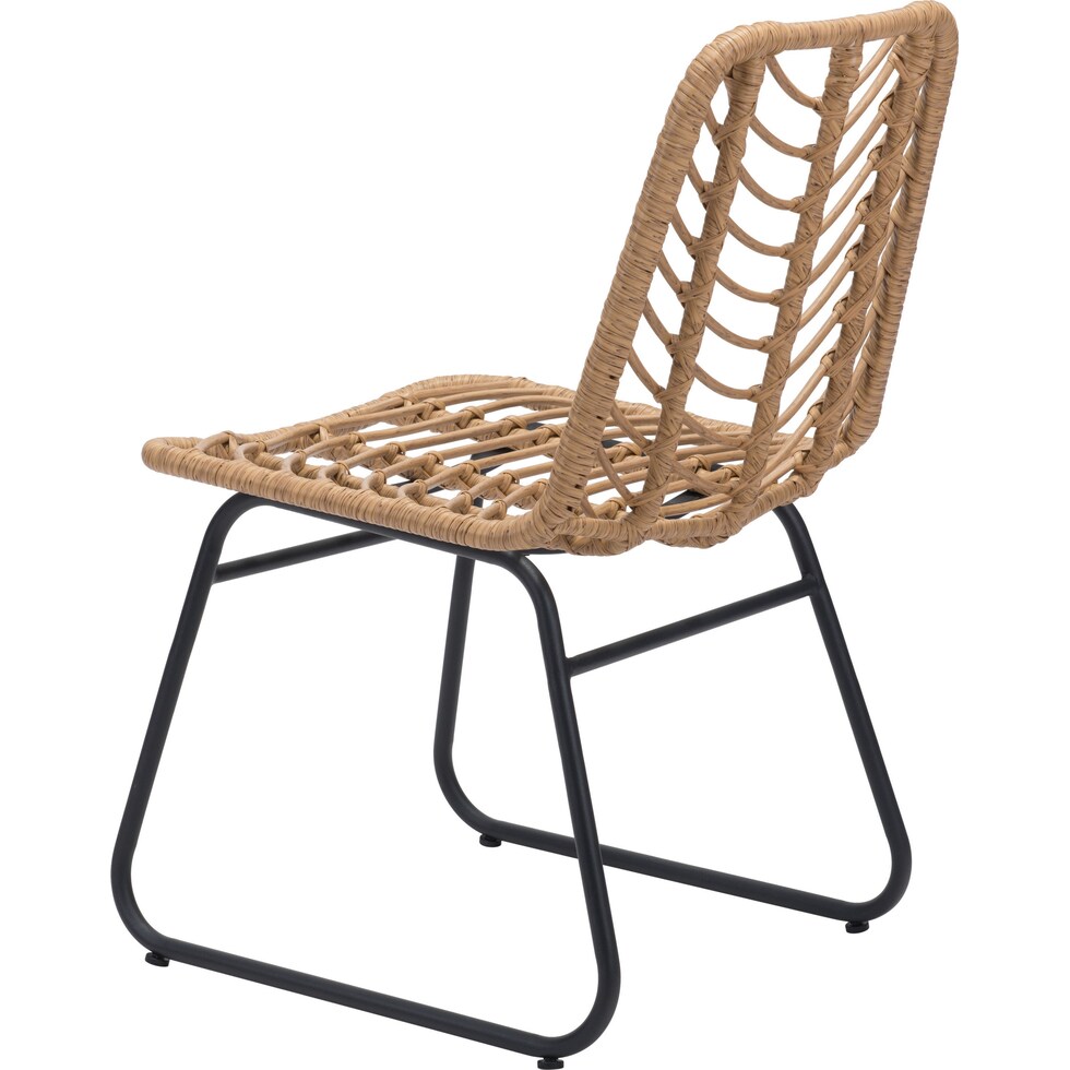 zion light brown outdoor chair   