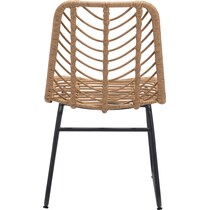 zion light brown outdoor chair   