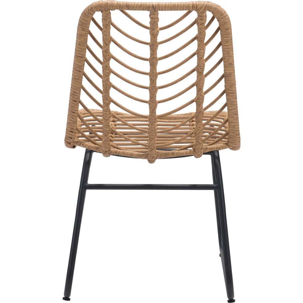 zion light brown outdoor chair   