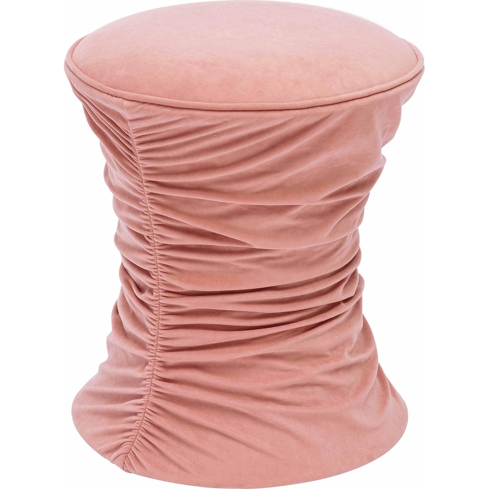 zirconia pink ottoman   