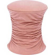 zirconia pink ottoman   