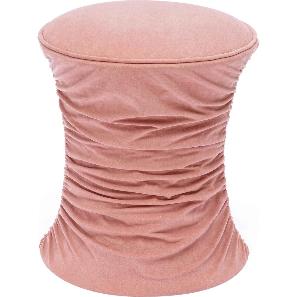 zirconia pink ottoman   