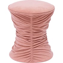 zirconia pink ottoman   