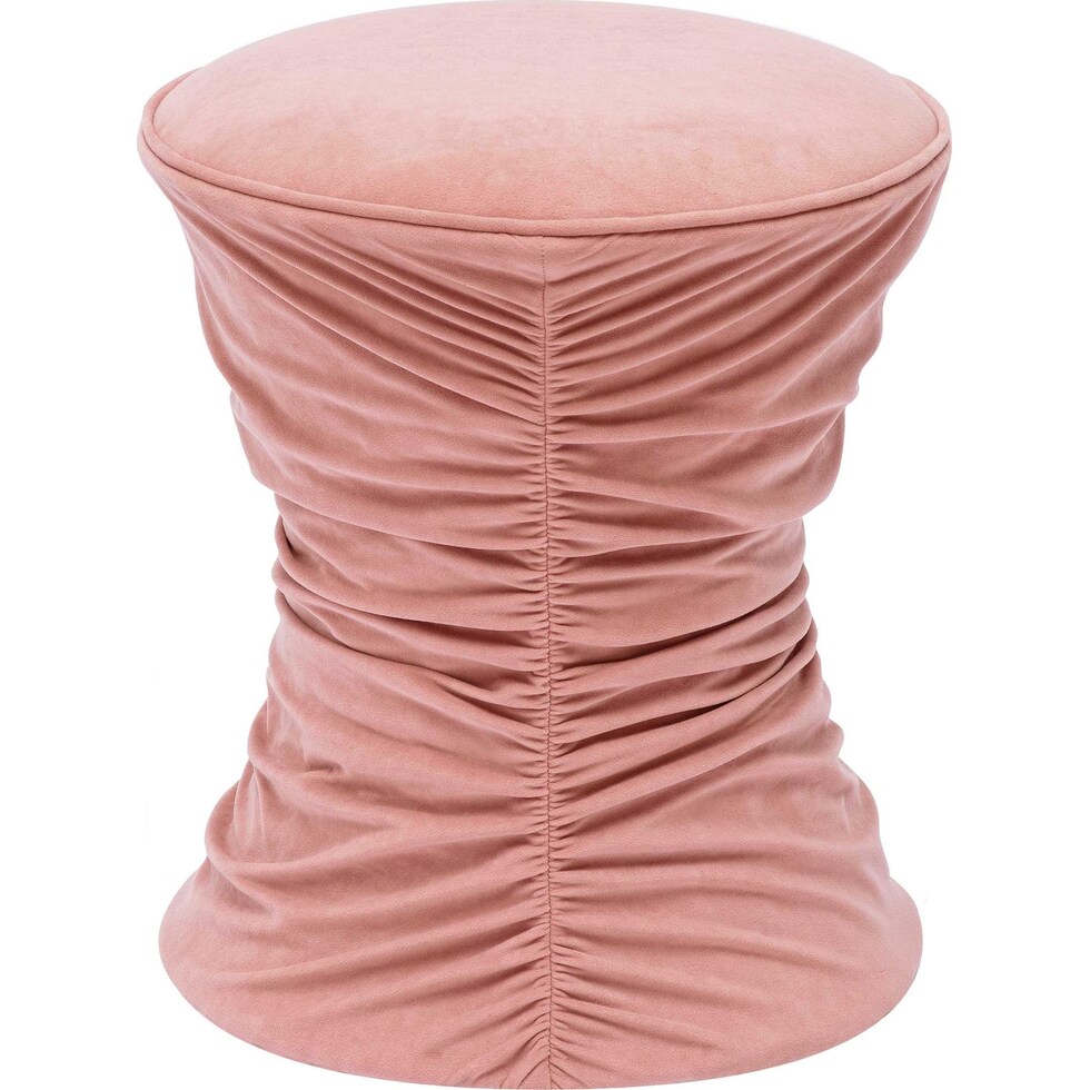 zirconia pink ottoman   
