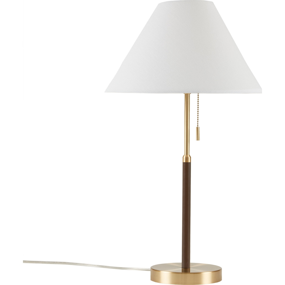 ziva gold table lamp   