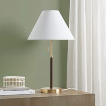 ziva gold table lamp   