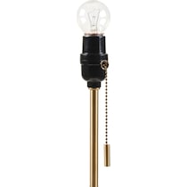 ziva gold table lamp   