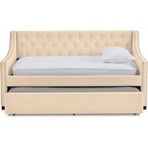zoey light brown daybed   