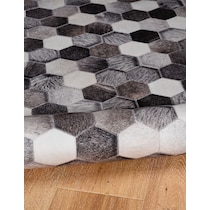 zoid gray area rug  x    