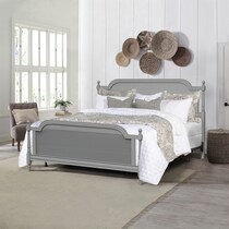 zophia gray king bed   