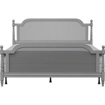 zophia gray king bed   