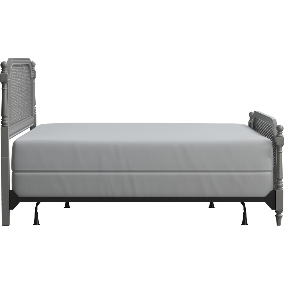 zophia gray king bed   