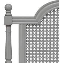 zophia gray king bed   