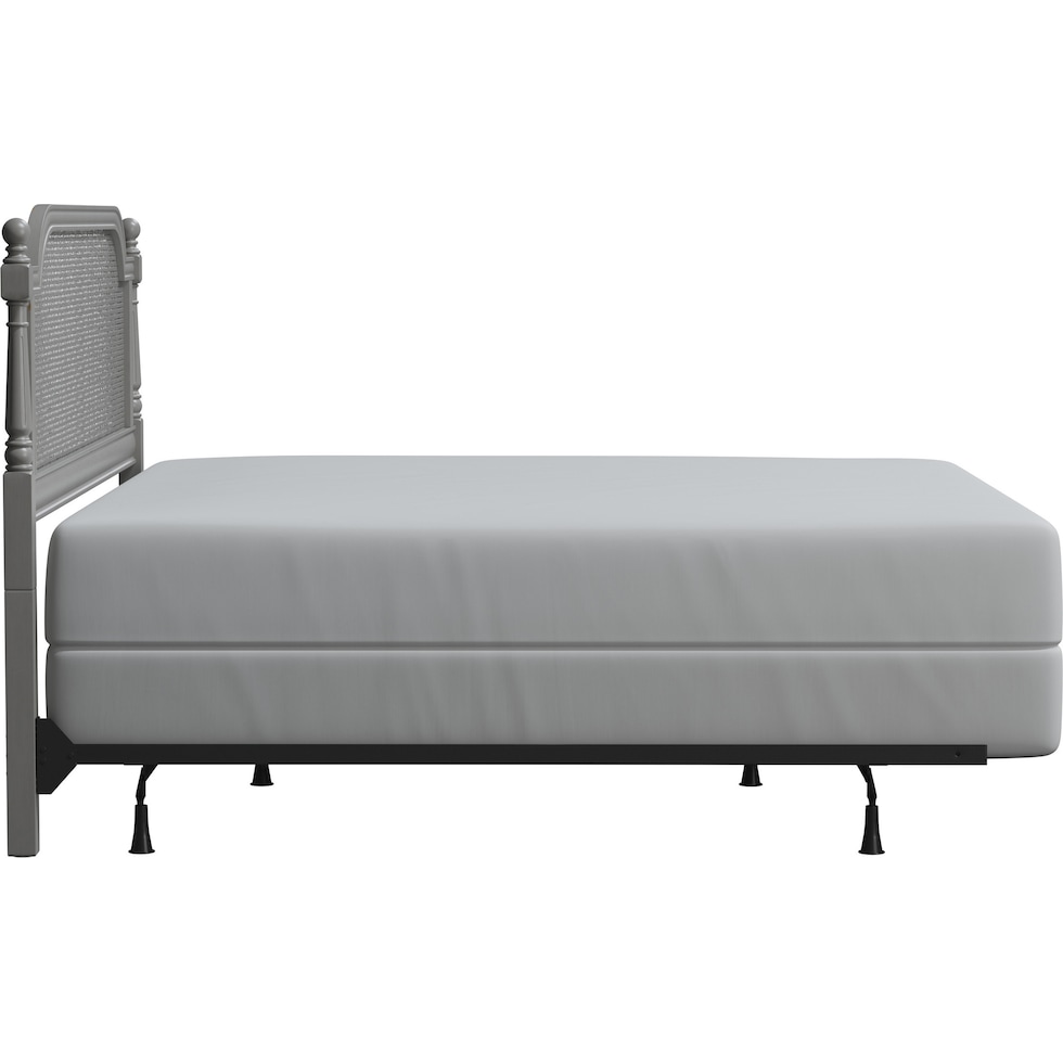zophia gray king headboard   