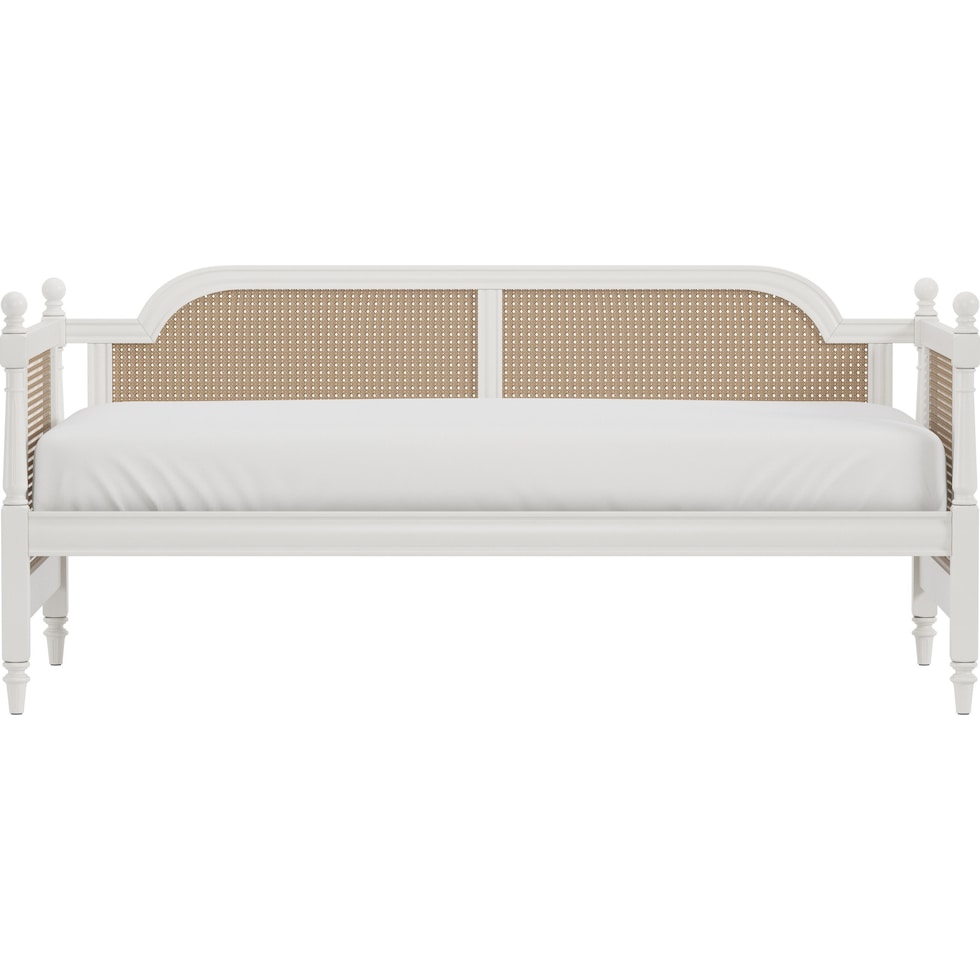 zophia white twin bed   