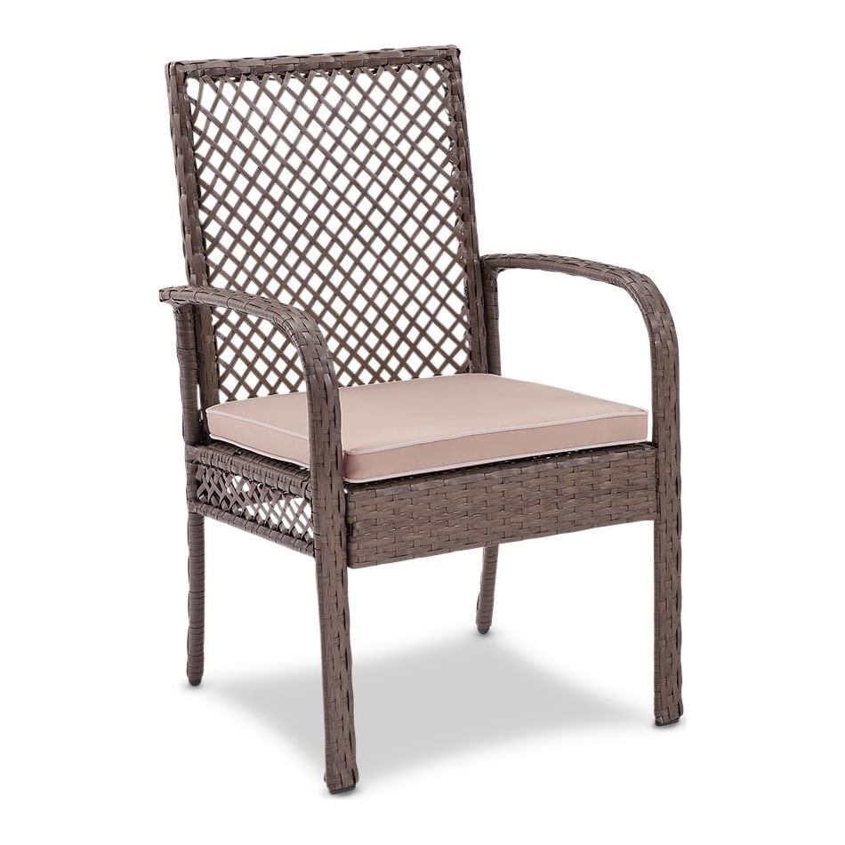 zuma gray outdoor chair   