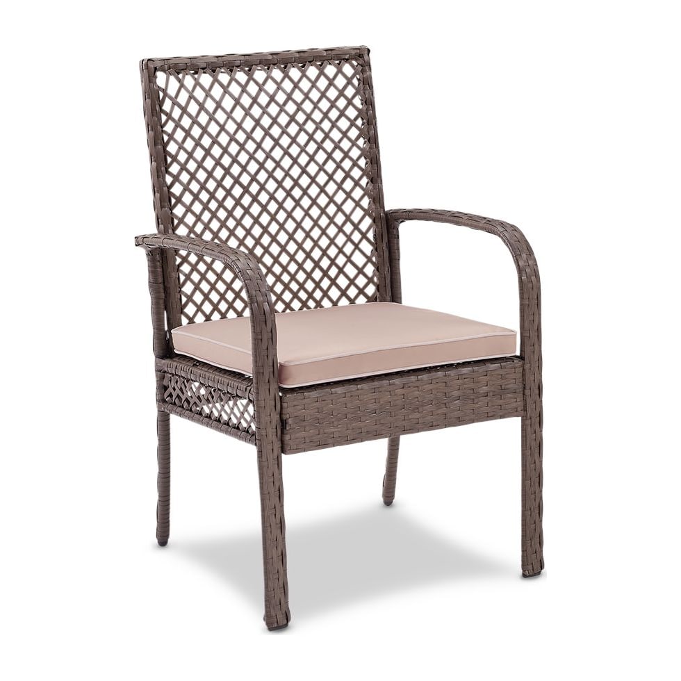 zuma gray outdoor chair   