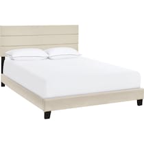 zuri white king bed   