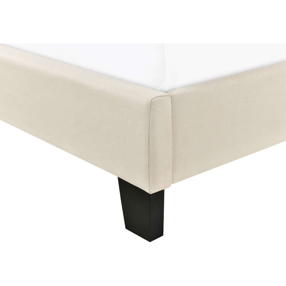 zuri white king bed   