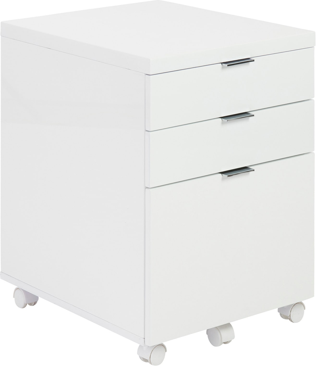 Zya 3 Drawer Filing Cabinet White | Value City Furniture